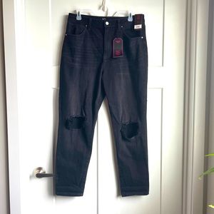 Distressed Mom Jeans